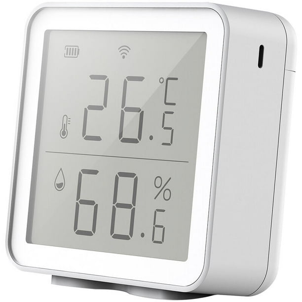 Sensor de humedad de temperatura inteligente WiFi compatible con