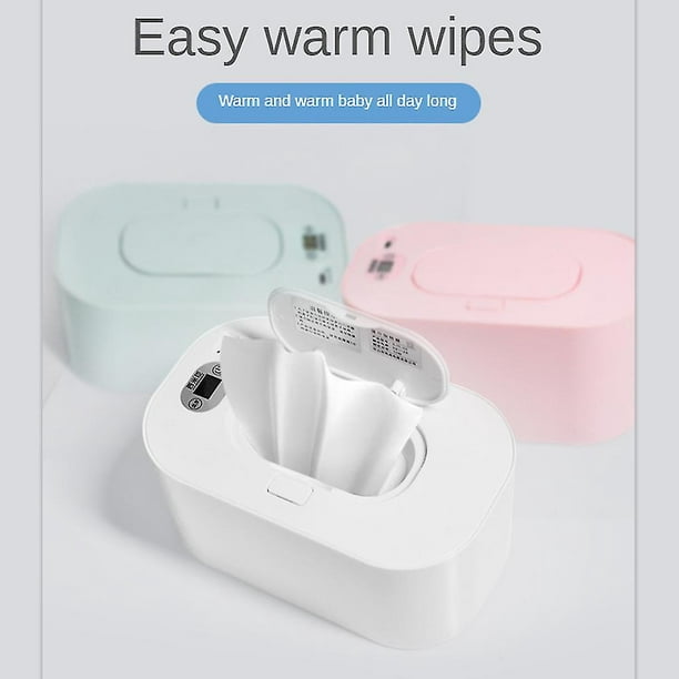 Calentador de toallitas para bebés, calentador de toallitas y dispensador  de toallitas húmedas para bebés, control de temperatura inteligente y
