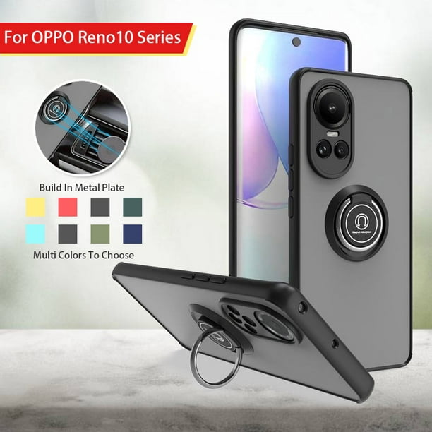 Funda para teléfono Oppo Reno 10 5G Global, funda de silicona suave para  teléfono con pudín de gel de 6.7 pulgadas (negro) : :  Electrónicos
