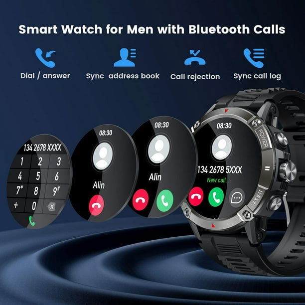 Reloj inteligente para hombre Responder llamada - Smartwatch Sport
