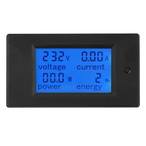  Voltímetro de amperímetro digital, medidor de energía