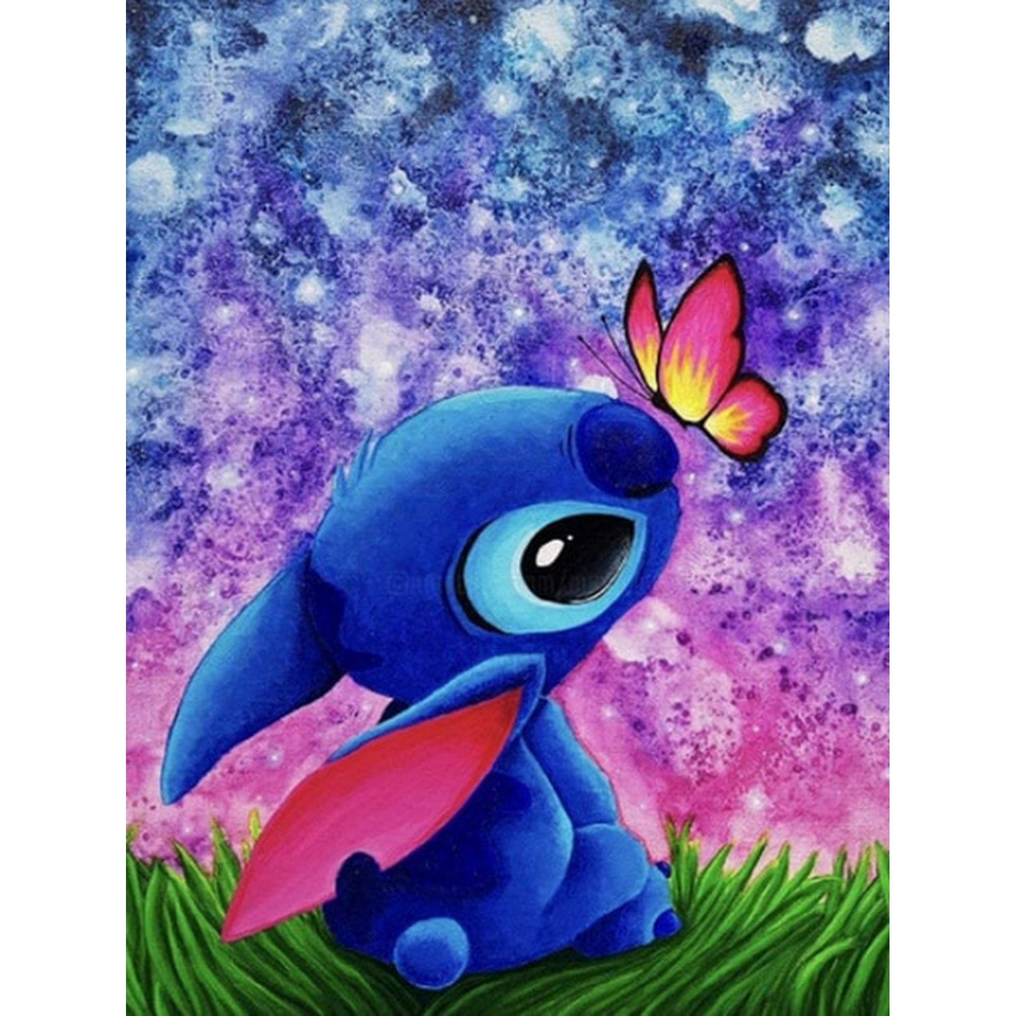 Disney Lilo Stitch Movie Cute Cartoon DIY Painting By Numbers Figure  Acrylic Paint By Numbers Wall Art Picture For Home Decor