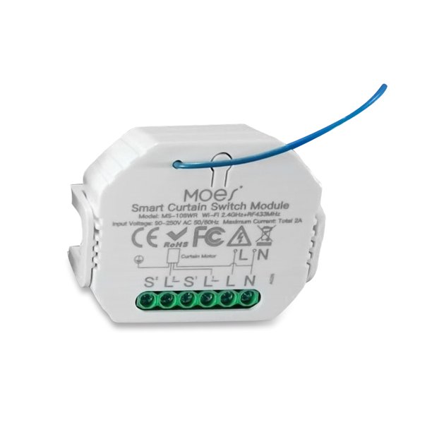  Interruptor de cortina ciega WiFi RF433Mhz Tuya Smart