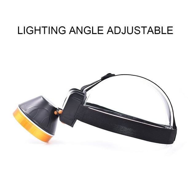 Linterna Frontal LED Resistente Al Agua Súper Brillante Recargable Girada  Luz Principal para Acampar Soledad Luz de cabeza al aire libre
