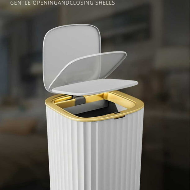Cubo de basura con Sensor inteligente para cocina, baño, inodoro, el mejor  cubo de basura impermeable de inducción automática con tapa, 10/15L
