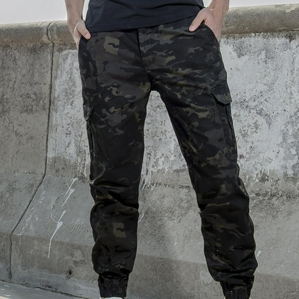 Pantalones cargo casuales para hombre Streetwear Fashion Hip Hop