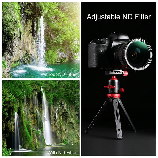 Filtro ND Variable ND4-ND64+CPL (2-6 Pasos) - 77mm