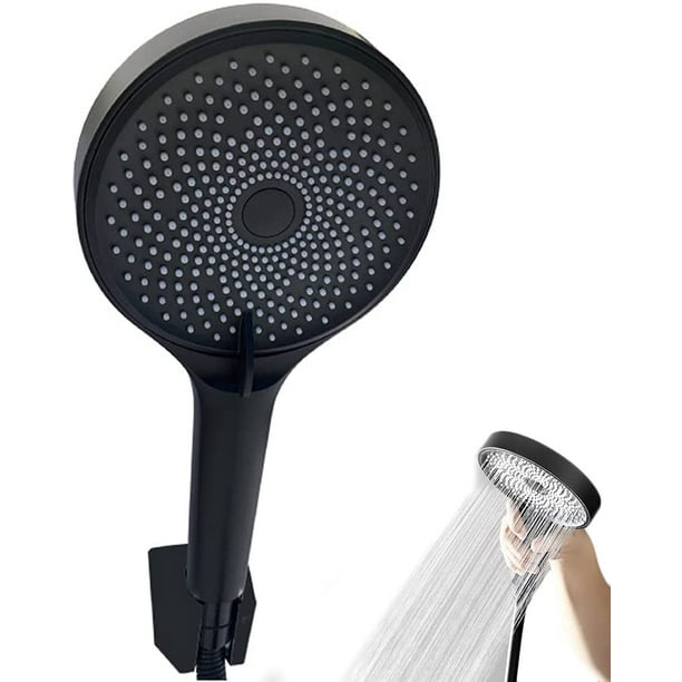 Alcachofa de ducha negra, cabezal de ducha premium, ducha de alta presión,  ducha de mano con ahorro de agua, duchas de mano con 3 modos de  pulverización de ducha de alta presión