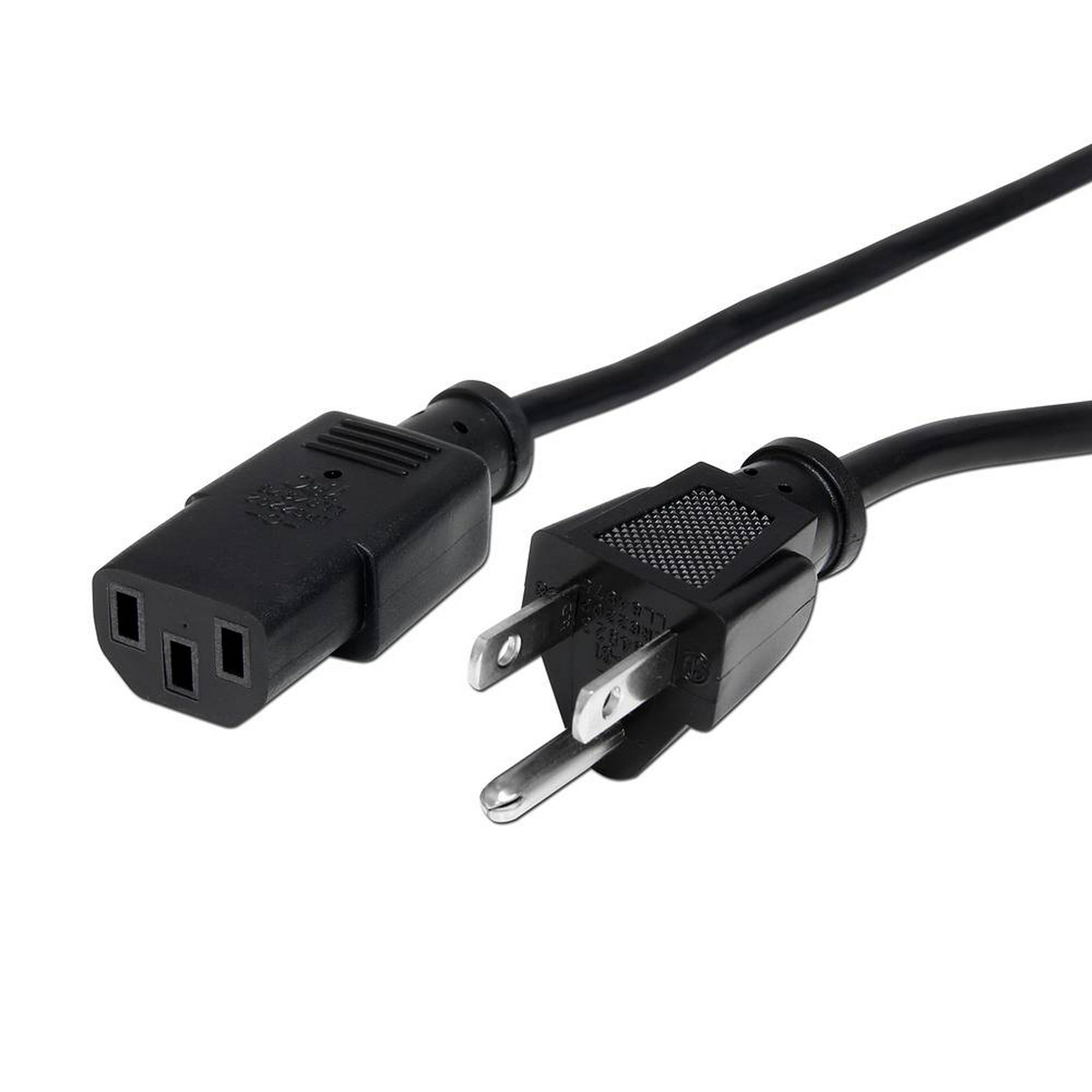  Cable de alimentación estándar completo para PC 3' (5 piezas) :  Electrónica