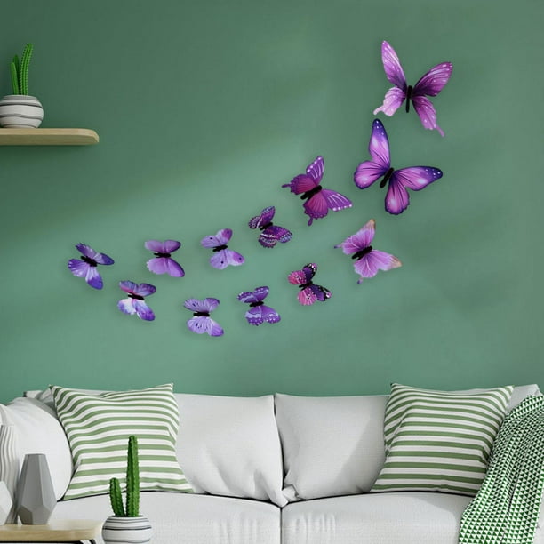 Pegatinas de pared de imitación 3D para decoración del hogar