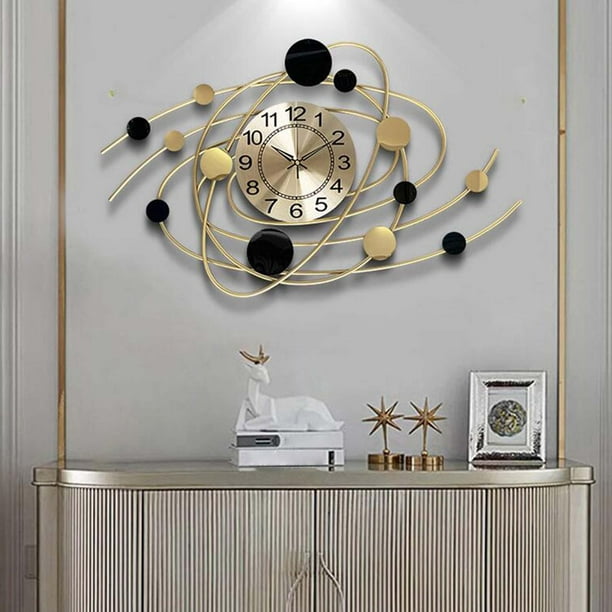 Grande 3D Metal Para Cocina Salon Dormitorio Decoracion Pared,Moderno Hogar  Creativo Reloj Pared Silencioso Decorar Reloj De Pared Reloj De Pared Para