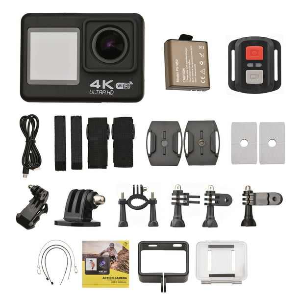Cámara 4K ULTRA HD con WIFI y kit de accesorios