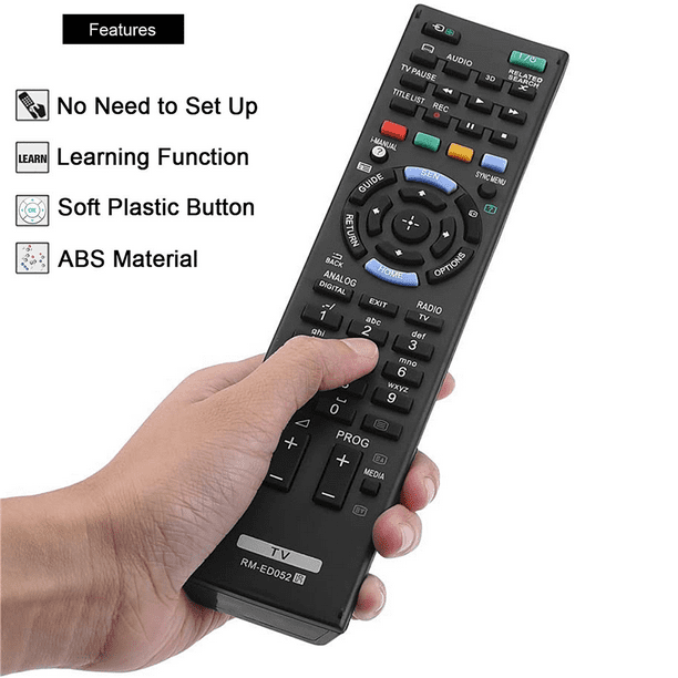 Accesorios para Sony T, RMYD024 TV Control remoto Reemplazo Mando a  distancia para Sony TV Control remoto para Sony TV Multifuncional