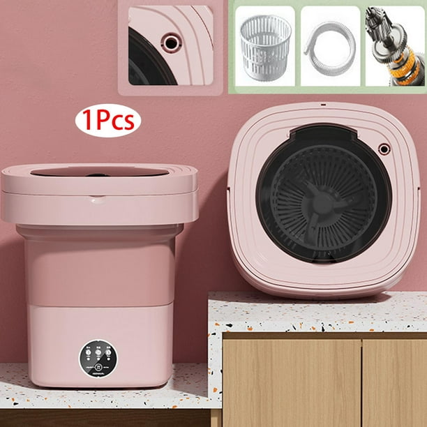 Lavadora de ropa Lavadora pequeña 9L de espacio Lavadora de cubo plegable  Mini lavadora plegable Min perfecl mini lavadora