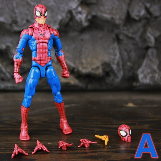 Original Marvel Avengers Spiderman Parallel World Series Super Movable  Anime figura de acción modelo de juguete para niños regalos de cumpleaños  Gao Jinjia LED