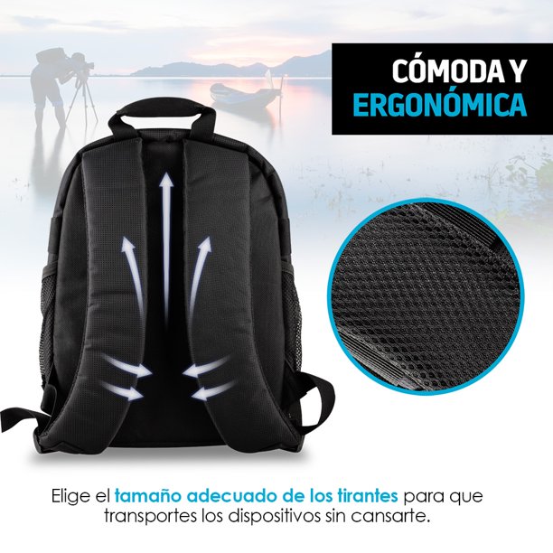 Mochila para Cámara Fotográfica Redlemon Maletín Impermeable con  Separadores