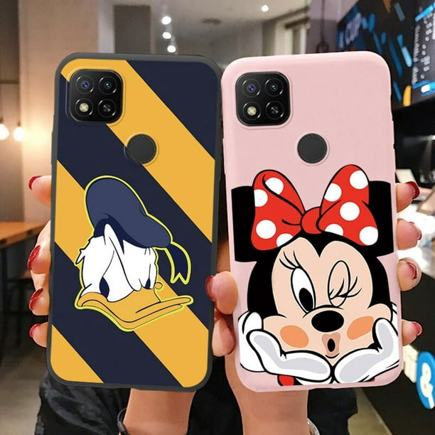 Funda de Minnie y el Pato Donald para Redmi 9C 9 C NFC 10A, funda de  teléfono con dibujos animados de Mickey pintados, carcasa suave de TPU para Redmi  9C, bolsas Fivean