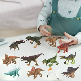  PLAYBEA Juguetes de dinosaurio – 12 figuras realistas de  dinosaurios de 7 pulgadas con caja de almacenamiento, Juguetes de  dinosaurio para niños de 3-5 5-7