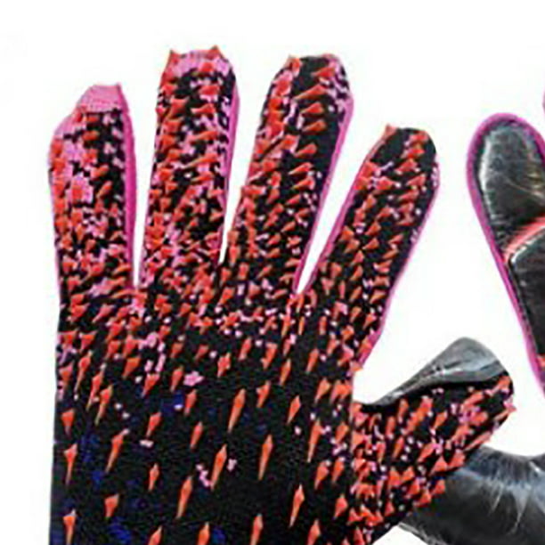 Guantes de portero de fútbol guantes de fútbol antideslizantes de látex con  agarres fuertes en las palmas para niños No.9 YUNYI BRAND Deportes