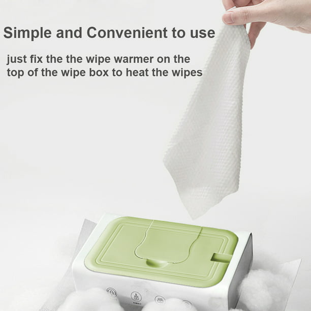 Calienta toallitas Calentador de toallitas húmedas portátil para bebés  Calentador de toallitas húmedas para bebés Calentador alimentado por USB
