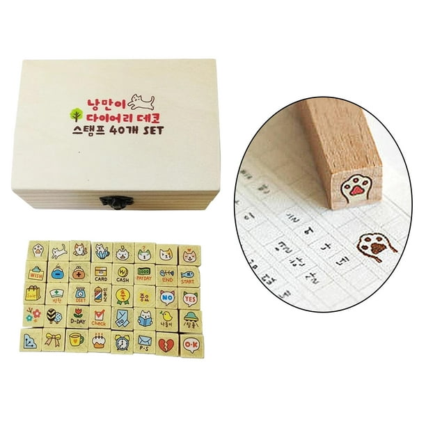 10 Uds. Sellos de goma autotintados DIY álbum de recortes sello para niños  sellos de goma de dibujos animados suministros para eventos regalo de  cumpleaños juguetes niño niña regalo – Los mejores