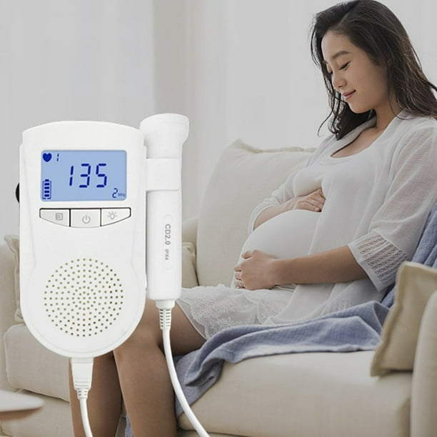 Doppler Fetal Prenatal para mujeres embarazadas, Monitor de latido del  corazón del bebé, Detector de BANYUO