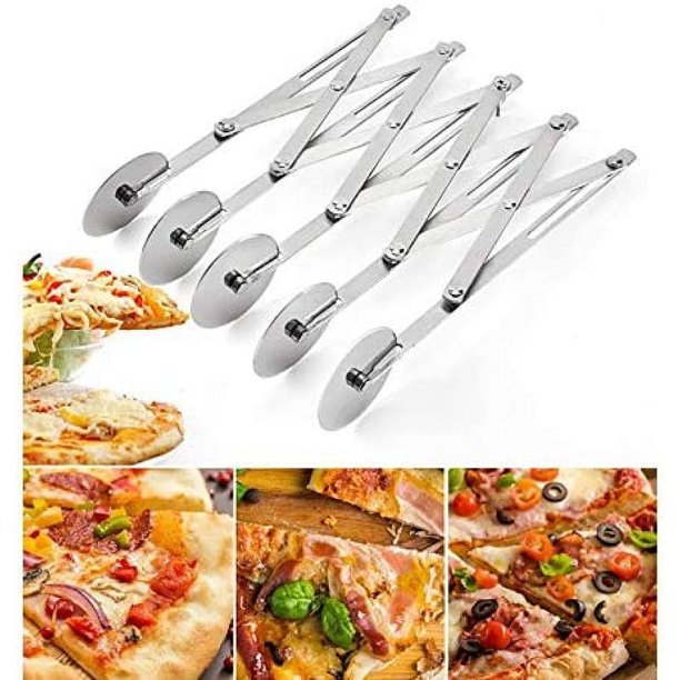 Cortador Pizza Acero Inoxidable 10,2 x 24 cm al