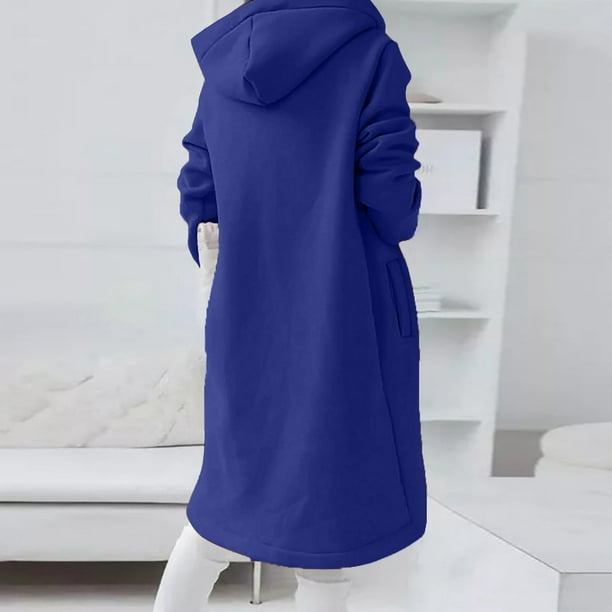 Puntoco, sudadera con capucha de Color sólido para mujer