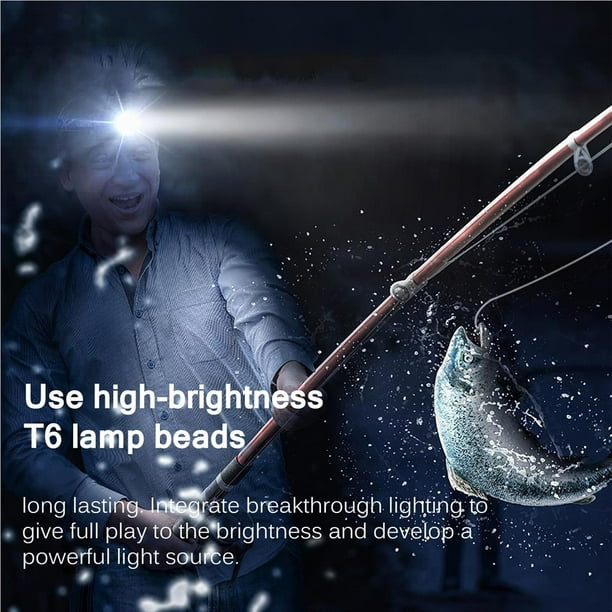 Linterna frontal LED COB, luz frontal USB solar, lámpara de banda para la  cabeza impermeable, linterna para la cabeza para acampar libre, - Inductivo  DYNWAVEMX COB faro