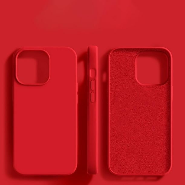Funda silicona con cuerda iPhone Xr (rojo) - Inicial + Nombre - Funda -movil.es