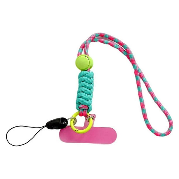 Moyic Cordón de teléfono móvil Universal ajustable desmontable portátil  cuerda para colgar en el cuello con gancho accesorio de correa de Teléfono  y Comunicación tipo 9
