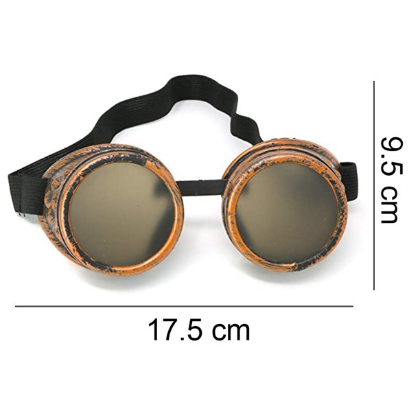 GAFAS STEAMPUNK COLOR COBRE