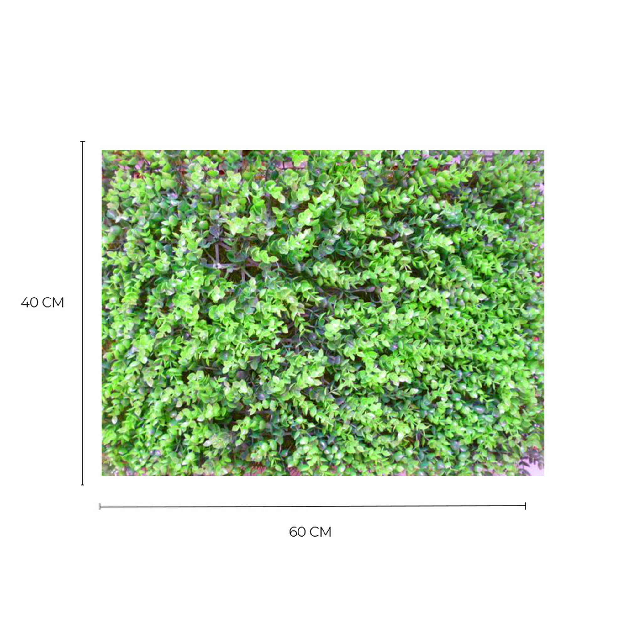 Muro verde follaje artificial 10 piezas 40*60 cm storyland storyland 057546