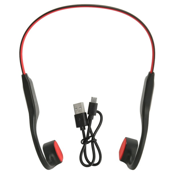 Auriculares de conducción ósea, auriculares de oreja abierta, Bluetooth  5.3, auriculares deportivos inalámbricos con micrófono, auriculares a  prueba