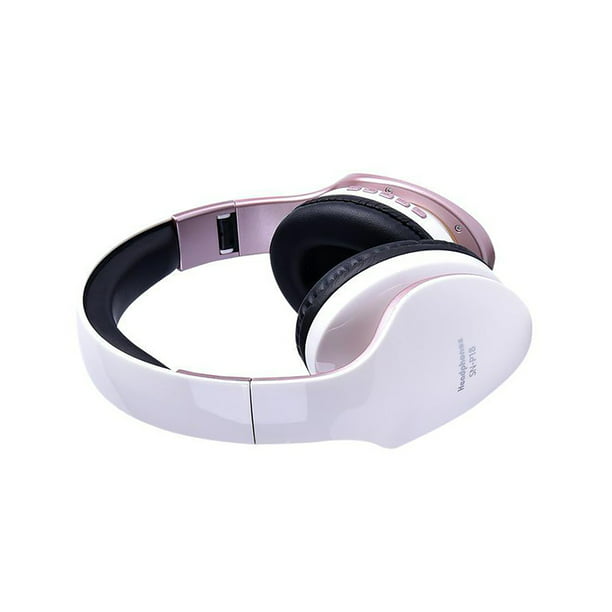Auriculares Bluetooth plegables multifunción blanco