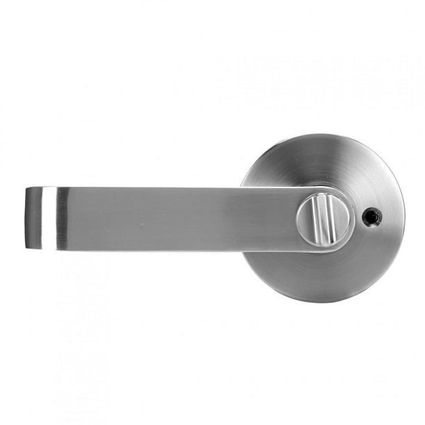 Paquete de 2 cerraduras de puerta de entrada con llave, manija de puerta de  entrada con llaves para puertas exteriores/interiores, reversible para