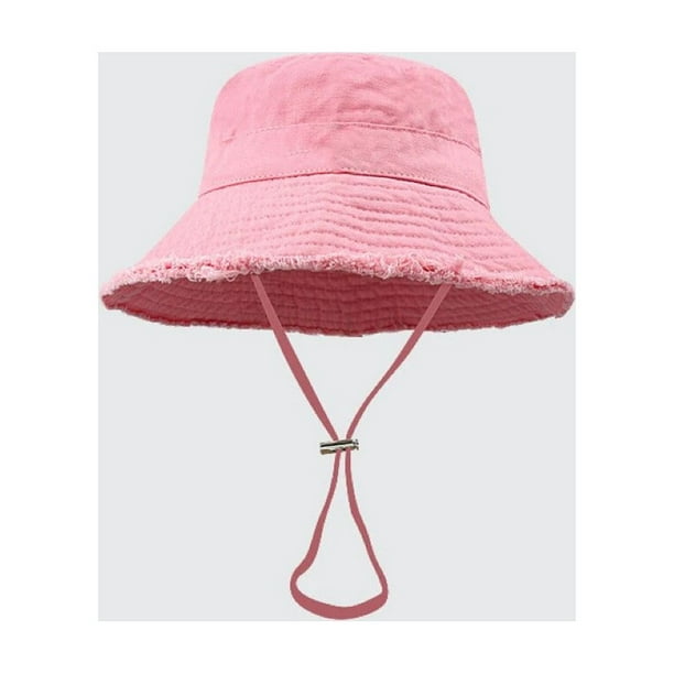 Sombrero de pescador de algodón para hombre y mujer, gorro de Panamá de  alta calidad, plegable, sólido, protector solar, para playa, 1 unidad
