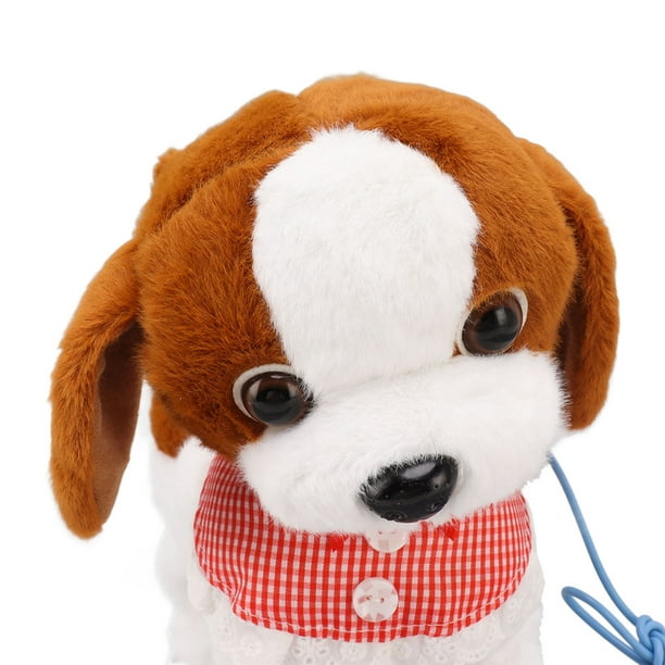 Perro de juguete, perros de juguete que caminan y ladran, cachorro realista  con batería para niños, juguete realista para ladrar, juguete para