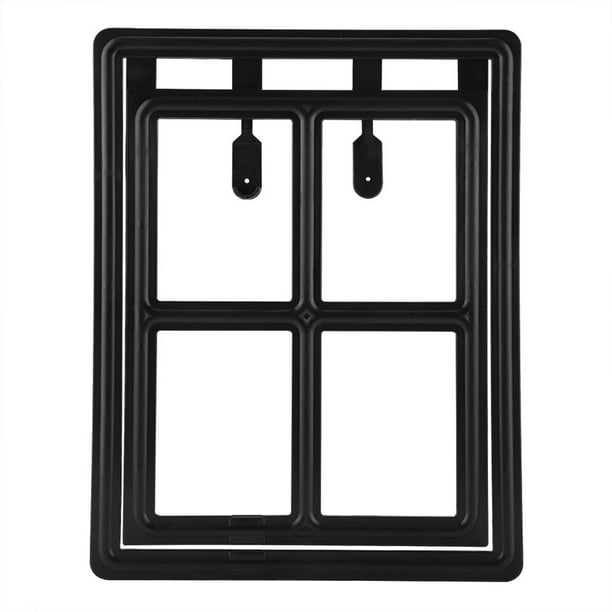 para perros, resistente a la intemperie, 12 x 15 pulgadas, puerta para  perros, para ventana, puerta, pared, color blanco Yuyangstore puerta de  perros