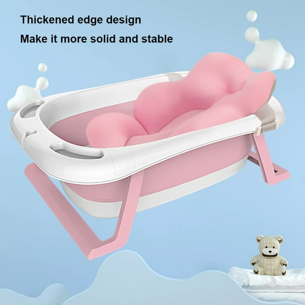 Bañera para bebé bañera antideslizante para recién nacido bañera plegable  suministros para bebé