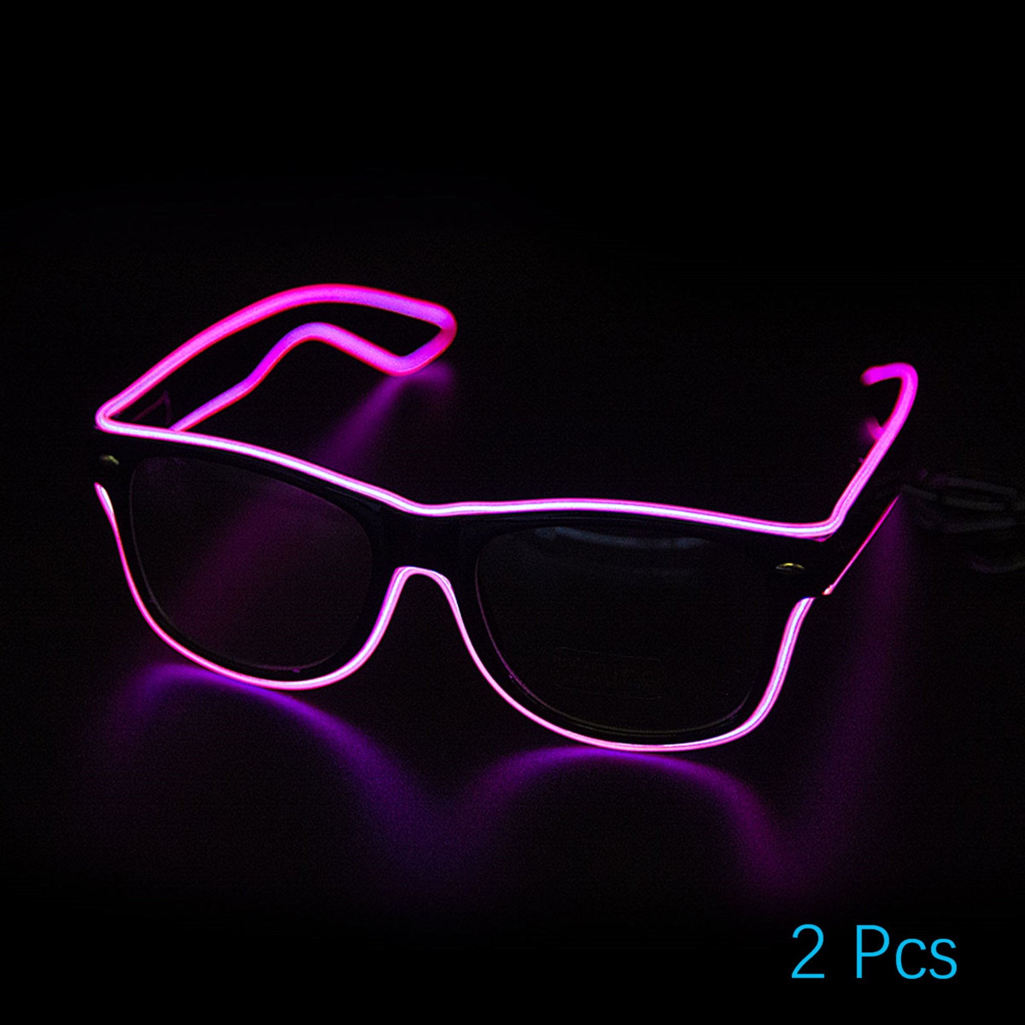 Gafas Led Eye-Friendly El Wire Gafas Led Gafas Rave Llamativas