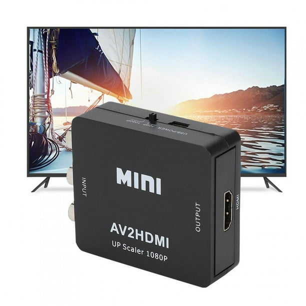 Convertidor AV a HDMI 1080P 720P para decodificador de ordenador a