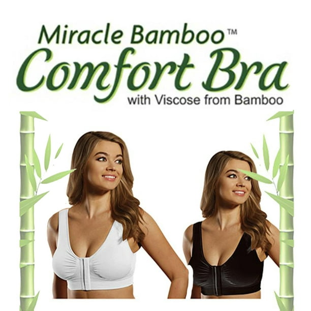Miracle Bamboo Bra Best Comfortable Front Closure Seamless