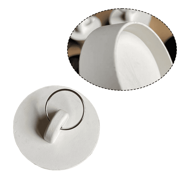 Paquete de 2 tapones emergentes para lavabo de baño, con acabado de níquel  cepillado, se adapta a la mayoría de tapones emergentes, diseño de tapa de