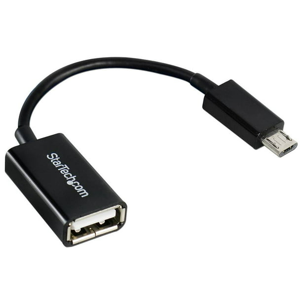 AuviPal Adaptador Micro USB a USB 2 en 1 (Cable OTG + Cable de