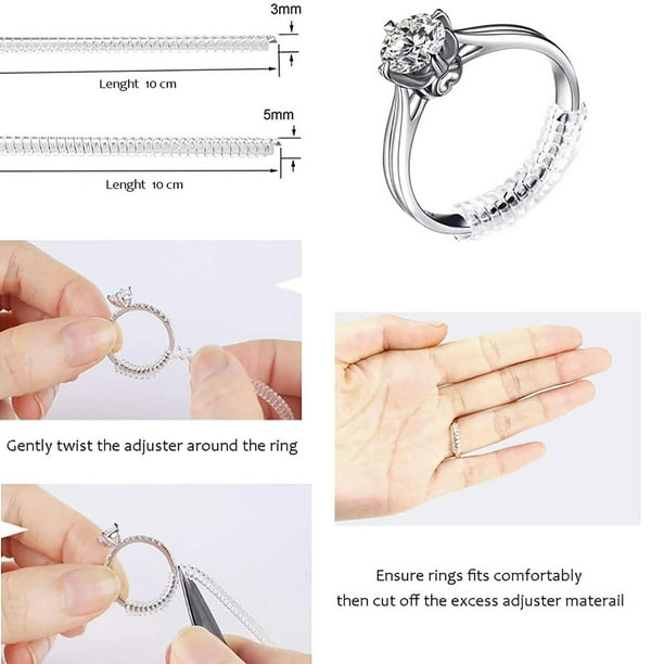 Juego de medidores de anillos de metal, mandril, anillo de acero, calibre  de dedo, medición de tamaño, herramienta de fabricación de joyas