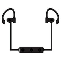 Auriculares Deportivos Belug Color Negro Bluetooth Impermeables Con Gancho