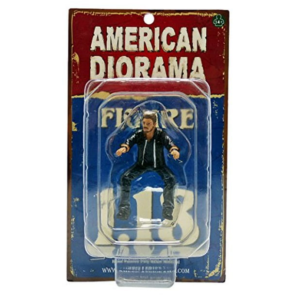 American Diorama Wholesale Biker Bull Dog Figura para modelos a