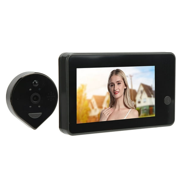 Mirilla Digital HD de 3,5 pulgadas, visor de puerta con foto inteligente,  cámara gran angular, detección de movimiento, timbre de seguridad para el  hogar - AliExpress