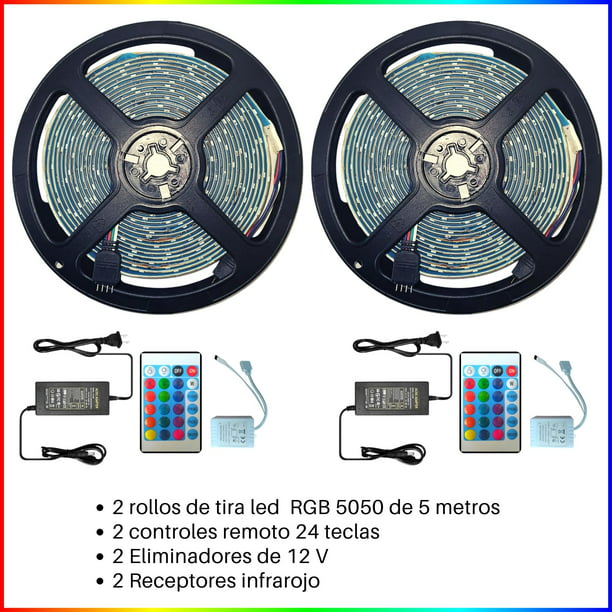 Tira de luces LED Multicolor 5 Metros RGB 5050. DOSYU DY-YL01